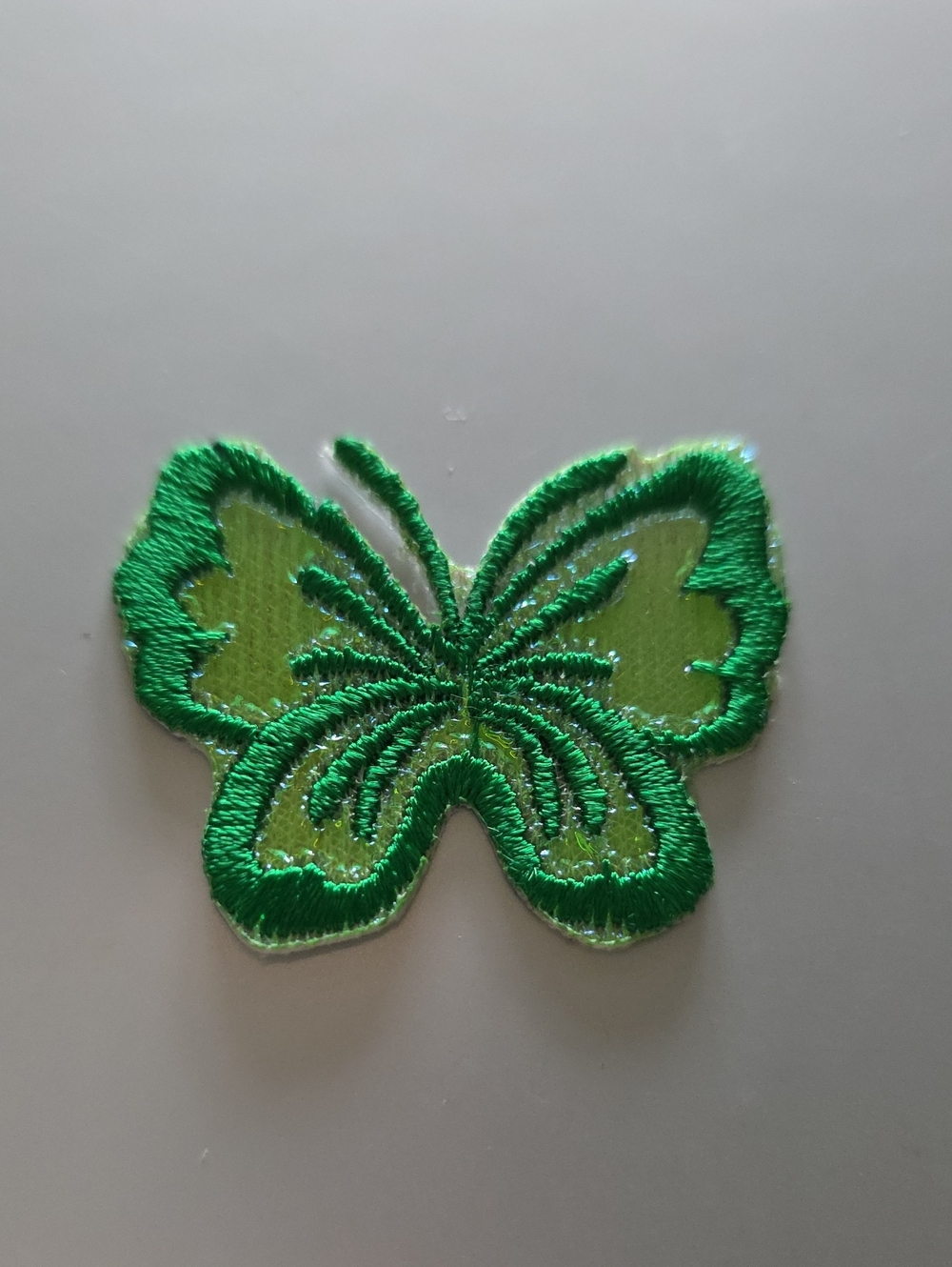 Butterfly IRON ON Sparkle irridescent